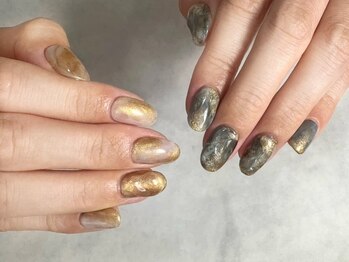 フゥ 自由が丘(Huu)の写真/短い爪がお好きな方必見!ショートネイルデザインが豊富で、お仕事や家事で爪を伸ばせない方にもおすすめ♪