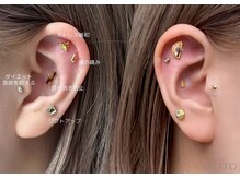 エレット 渋谷店(ERETTO)/耳ツボジュエリー両耳10粒