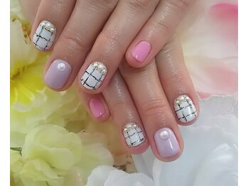 ミア(mia)の写真/【無料駐車場完備☆】ちび爪・丸爪・爪が伸ばせない等でお悩みの方にオススメ！持ち込みデザインも大歓迎♪