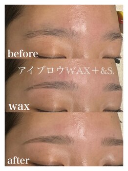 アンドエス(&S.)/自眉を活かしたふんわり平行眉♪