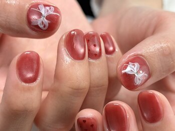 ネイルマムジジ(nailmum jiji)/マグネット リボン ハート