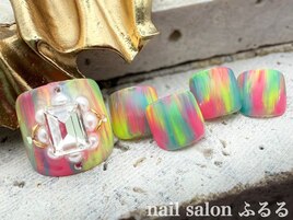 夏限定！サマーフットネイル#U