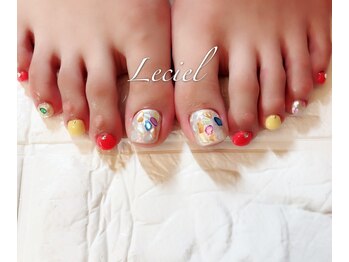 ルシエル(LeCiel)/フットデザインネイル