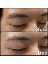 眉毛男子 新宿店/眉毛【 before / after 】