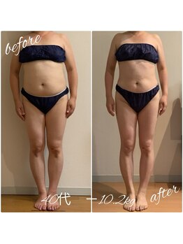 ヘルス＆ビューティークリニック　住美香（すみか）/お腹から痩せたお客様（＾＾v）