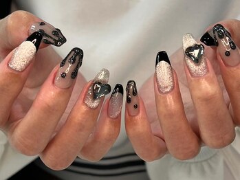 シェリーラメール 池袋店(cherie la mer)/ブラックネイル