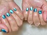シンプルネイル（ワンカラー/グラデ/マグネット/シンプルフレンチ）¥5500～