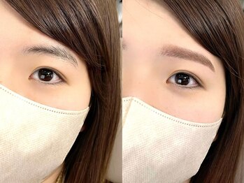 チルアンドアイ 浦安駅前店(Chill&Eye)/美眉スタイリング/BeforeAfter