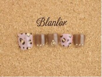 ブランロール 中目黒店(Blanl'or)/Foot ふんわりレオパードネイル