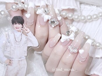 リンドネイル バイ モカ アンド ララ(Lind nail by moca and LaLa)/【mizuki】推しネイル