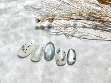 ヴィガー アンド ルックス 白金 目黒(Vigor&Looks)/押し花　上品ネイル