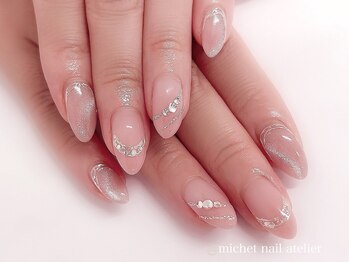 ミケ/マグネット×デザインネイル