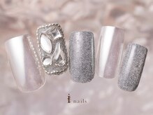 アイネイルズ 町田店(I nails)/埋め尽くしミラーラメ9480円