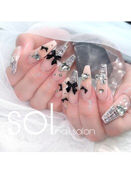 nail salon solの写真/最新トレンドからシンプルまでアートやり放題が人気のサロンです！