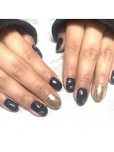 リンネ(Rinne)/◇ navy × 雪の結晶 ◇