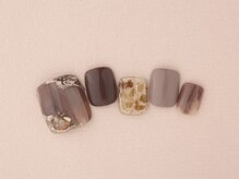 エムスラッシュネイル 本牧店(M SLASH)/ニュアンスミラーネイル