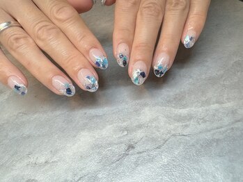 エンジェリック カラーズ(Angelic colors)/ブルーシェルネイル☆