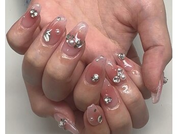 ペッシュブルーム 梅田(Peche Bloom)/フラッシュネイルフレンチネイル