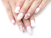 ネイルコレクション ベビーピンク(Baby Pink)/ジェルアート放題☆3Dりぼん