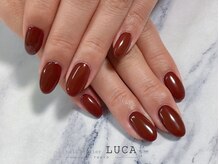 ネイルアトリエルカ(nail atelier LUCA)/W-409 バーガンディーネイル