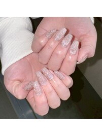 フラッシュネイル/ピンク