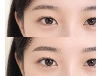ホワイトアイ 福岡博多(WHITE EYE)の写真/キープ力が高いまつげパーマ/マツエク/フラットラッシュ/アイブロウ♪毎朝のメイク時短へ。