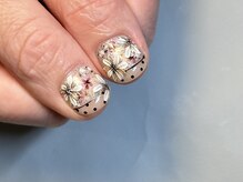 カイヤナイト(Nail Salon Kyanite)の雰囲気（奥行き手描きフラワーデザイン♪初回オフ込み！！オーダーok！!）