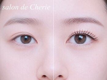 サロンド シェリー(salon de Cherie)の写真/大人女子の上品目元に♪パリジェンヌで根元から立ち上げ、品よく凛としたナチュラルな眼差しへ☆