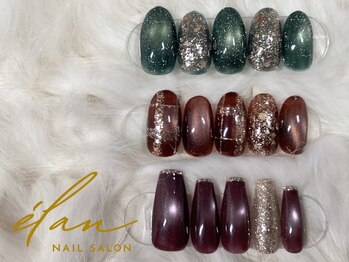 nail salon e’lan【エラン】の写真/毎月変わるトレンド定額デザインがおすすめ☆季節感を取り入れた最新アートをリーズナブルに楽しめます♪