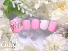 ネイルサロン ゴールディ(NAIL SALON GOLDY)/FOOT華やかアートコース