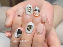 サロン ド メルシー(Salon de MERCI)/オレンジチョコnail☆