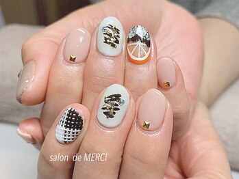 サロン ド メルシー(Salon de MERCI)/オレンジチョコnail☆