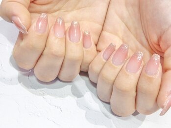 キャミ ネイル(CAMMY NAIL)/上品ピンクラメグラデ
