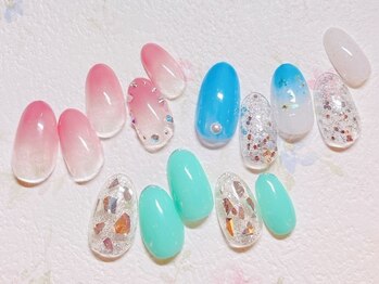 ネイルトップエクル(nail top E CRU)の写真/【定額デザイン☆20%OFF!!】季節やトレンドに合わせたデザイン多数☆お気に入りがきっと見つかる♪