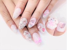 ネイルコレクション ベビーピンク(Baby Pink)/キャラクター3D☆みるく