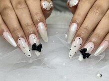 エマネイル プラスキハクヤ 枚方店(EmaNail+KIHAKUYA)/長さだしデザイン