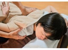 り楽の雰囲気（もう肩こりに悩まなくてもいいように、整えましょう、自分の身体）