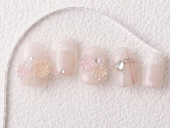 アイネイルズ 大宮店(I nails)/ローズ×チェック