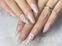 クリーク(CREEK)/春カラーオーロラ桜スカルプ