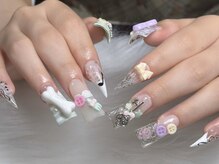 サリーネイルラボ(Sully Nail Lab)/ゴテゴテパーツ付け