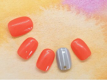 ザ アール ネイル カンパニー(the R nail company)/シェラック定額アートA￥7150