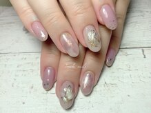 トゥーシェネイルズ(Touche'nails)/夏ピンクデザイン