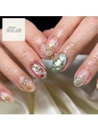 クリスマスネイル