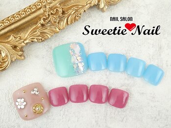 スウィーティーネイル あべのキューズタウン店(Sweetie Nail)/フット3月～5月限定¥6600