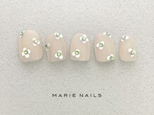 マリーネイルズ 大阪梅田店(MARIE NAILS)/新規様7000円 0417a リボン