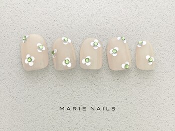 マリーネイルズ 大阪梅田店(MARIE NAILS)/新規様7000円 0417a リボン