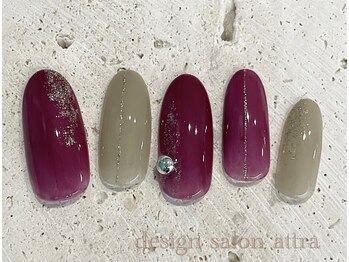 ネイルサロン アトラ(design salon attra)/初回オフ無料7700円