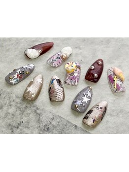 手描きアートが得意なサロン