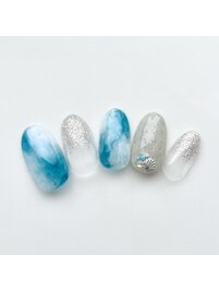 海　青　スタッズ