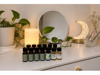 ルナシア(Lunathea)の写真/お仕事帰りや家事の合間に、施術中にふわりと広がるアロマを。敏感肌の方でも安心してお楽しみ☆
